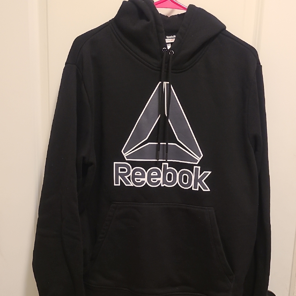 Reebok Men's Black Logo Hoodie